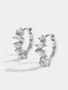 北京仓｜Lili Claspe-Mavis-梅维斯 银色 锆石 耳环［美国设计师］ 商品缩略图1