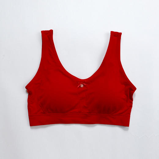 宽肩红色内衣套装聚拢无痕藏不住红少女套盒内衣文胸-纪念日百货门店同款167996225 商品图3