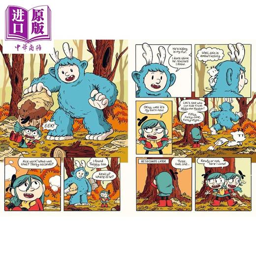 【中商原版】希尔达与巨人 Hilda and Twig Wake the Ice Man 英文原版 儿童探险漫画故事 桥梁漫画图画小说 进口童书 7岁以上 商品图2