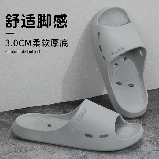 浴室拖鞋镂空漏水洗澡防滑速干不臭脚情侣室内家居外穿厚底凉拖鞋 商品图2