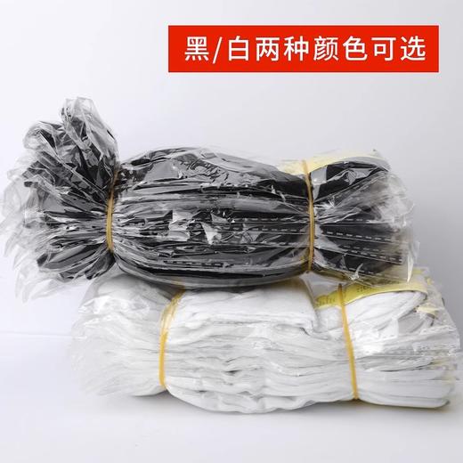 四季通用棉短袜薄款百搭黑白色简约舒适运动浅口短袜男女厂家批发 商品图3