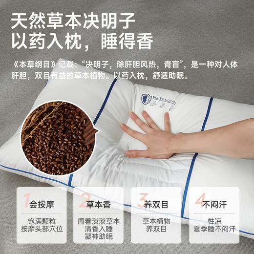 全棉三防决明子安睡枕 商品图1