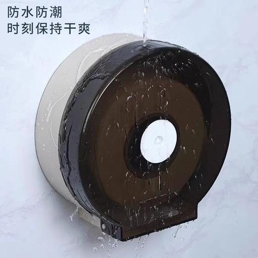 酒店宾馆大盘卷纸盒壁挂式卫生间厕所手纸盒免打孔大卷纸手纸巾盒 商品图3