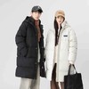 D120218冬季百搭种草款连帽加厚长款棉服外套男女闺蜜情侣款 商品缩略图2