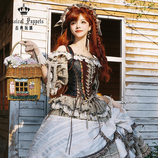 【全款预售】条纹格命 童话黑森林 古典玩偶 Lolita【2026年5月31日起发货】 商品图1