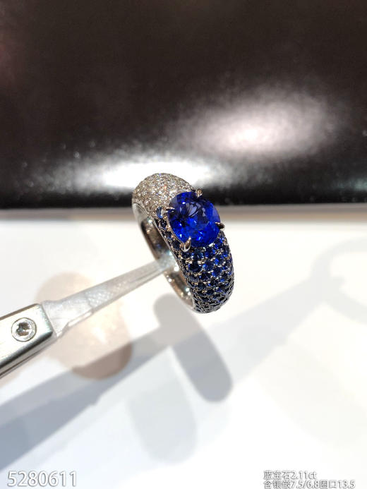 蓝宝石钻石戒指【5280611】具体价格微信咨询 商品图3