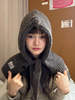 <曾小咸推荐>  韩版帽子围巾一体巴拉克拉法帽 日常88/件 活动59.99/件！！【预售款，预计3-15天发货】 商品缩略图3