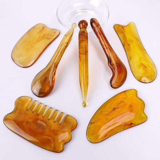 刮痧按摩棒面眼脸部按摩器树脂拨筋棒美容工具筋络拔经棒厂家批发 商品图3