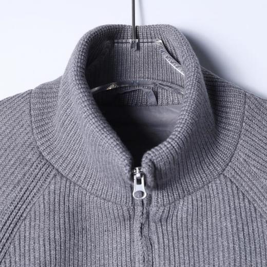 X022SDSA男士秋冬新款痞帅男装简约纯色立领毛衣羽绒服外套百搭时尚 商品图2