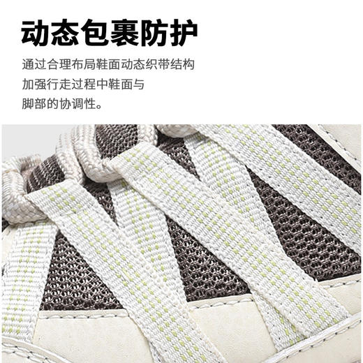 【倒V型织带结构  动态包裹防护】乐途户外运动鞋5957 橡胶耐磨大底 多方凹槽菱纹设计 商品图8