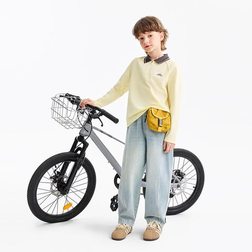 男童翻领长袖针织衫春季新款安奈儿童装EB611559 商品图3