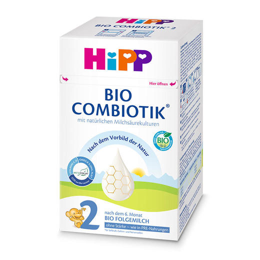 【包邮含税2段】德国喜宝（HiPP）益生菌奶粉 2段600g（无淀粉） 商品图0
