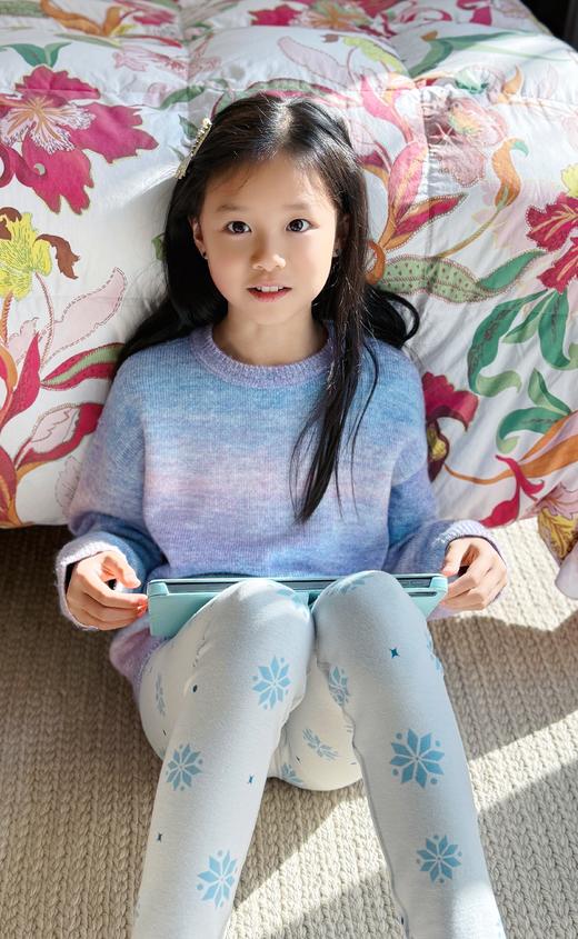 【番茄同款】幼岚 渐变段染针织衫 儿童毛衣25冬新款男童女童柔软舒适 商品图1