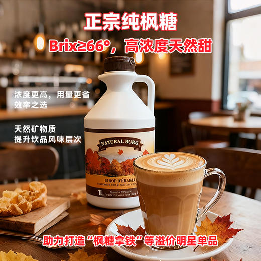 加拿大枫糖浆 风味独特 低糖低热量 天然无添加 烘焙 饮品 烤肉 中西餐点天然代糖佳品 原瓶进口 包邮 |百里食 商品图10