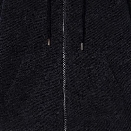 WT302SDSA男士秋冬新款痞帅男装美式撞色字母绒毛拉链连帽卫衣百搭时尚 商品图3