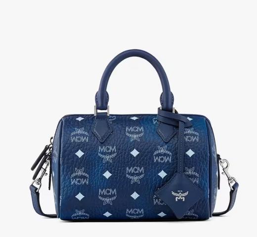 MCM 波斯顿 SMALL女  MWBFAEA031F001-F 深海蓝. 商品图0