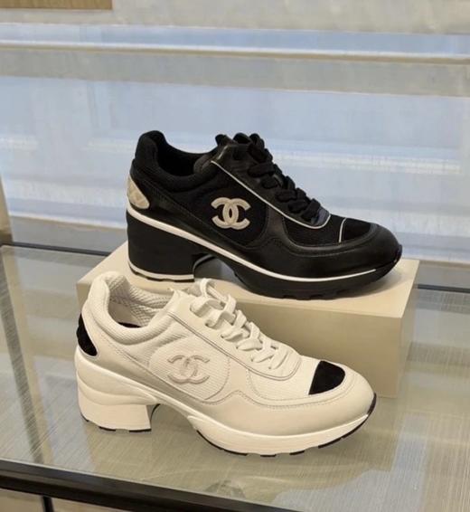 重磅渠道  25K高跟运动鞋  黑白配  透气网面 TPU超轻防滑大底 商品图0