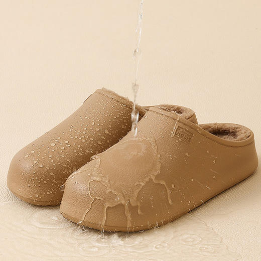 it hut 鞋面防水 勃肯棉拖鞋 保暖不闷脚 鞋底柔软 3色可选 商品图7