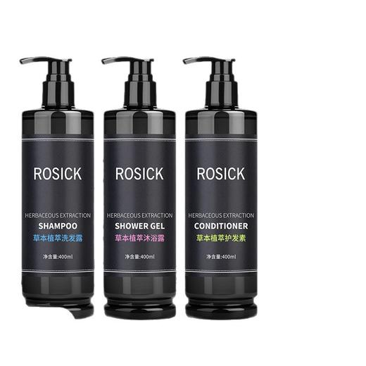 酒店洗发水一次性沐浴露民宿400ml大瓶装家用白茶护发素洗漱用品 商品图4