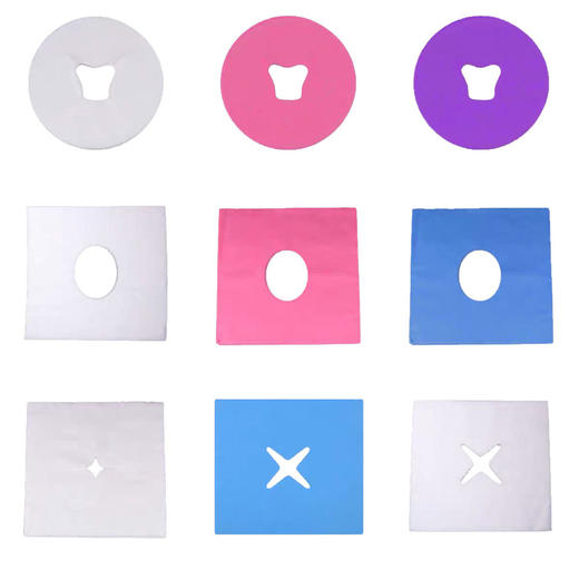 美容院床头一次性洞巾垫脸巾美容院按摩床理疗专用洞巾现货批发 商品图4