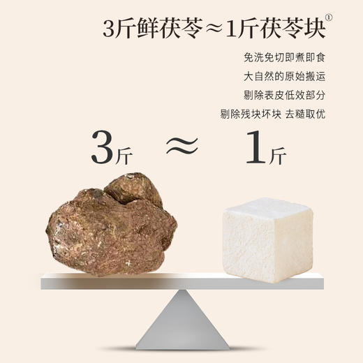 正安 云南普洱茯苓 夏季采挖优质原材 颗粒饱满均匀切丁 原味清香口感软糯 300g/罐 商品图6
