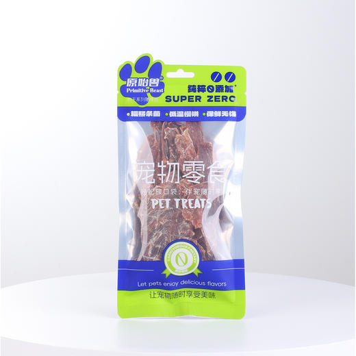 原始兽烘干零食袋装 磨牙零食 鸭肉鳗鱼骨 无添加肉干 线下门店+美团可售 商品图6