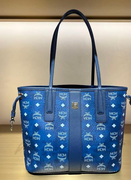 MCM 购物袋 SMALL女  MWPFSLR071F001-F 深海蓝. 商品图2