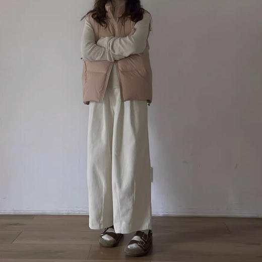 裁缝学苑AH103复古灯芯绒阔腿裤纸样女装裤子松紧宽松显瘦小个子休闲哈伦裤子 商品图2