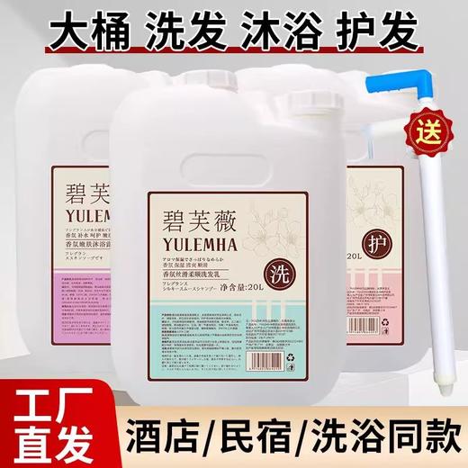 碧芙薇20L大桶洗发水护发素沐浴露酒店宾馆洗浴专用洗护用品批发 商品图2