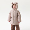【无氟防泼水】马克珍妮男童熊耳朵中长款连帽羽绒服2025年冬装新款551687 商品缩略图1