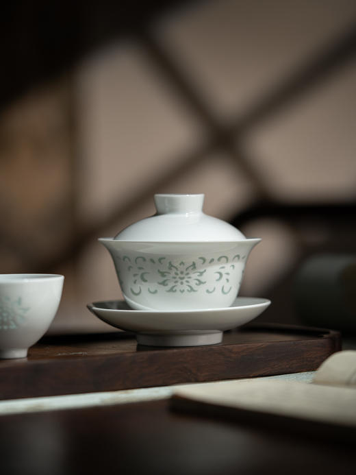 【12月新人专享】素玲珑盖碗茶具套组 商品图1