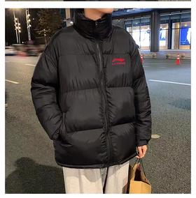 D120219基础款宽松保暖羽绒棉服棉衣外套男女同款