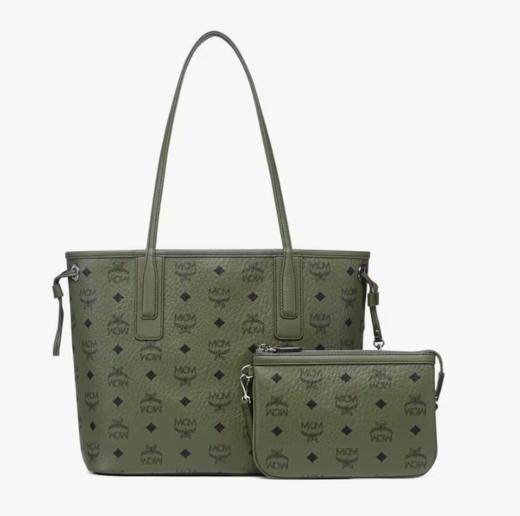 MCM 购物袋 SMALL女  MWPFSLR07K8001-F 苔影绿. 商品图0