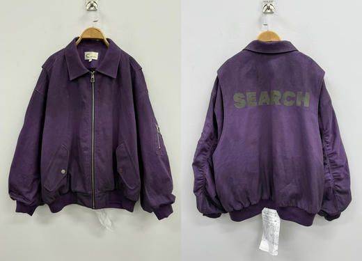 NC翻领喷色渐变夹棉外套51027（紫）冬季254040050321 商品图1