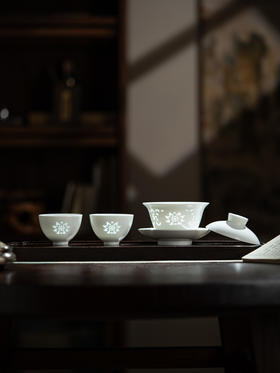 【12月新人专享】素玲珑盖碗茶具套组