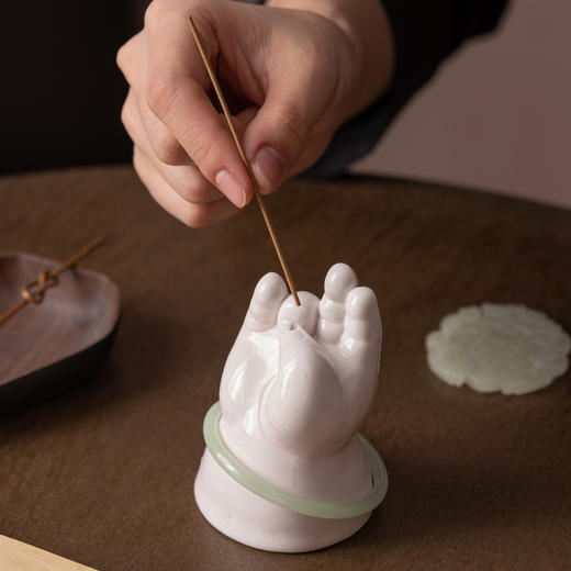 敦煌文创 敦敦小福手 信手拈来香插香拖 商品图3