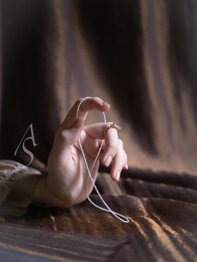 Antomoon 25AW 野生古董细珍珠手工项链