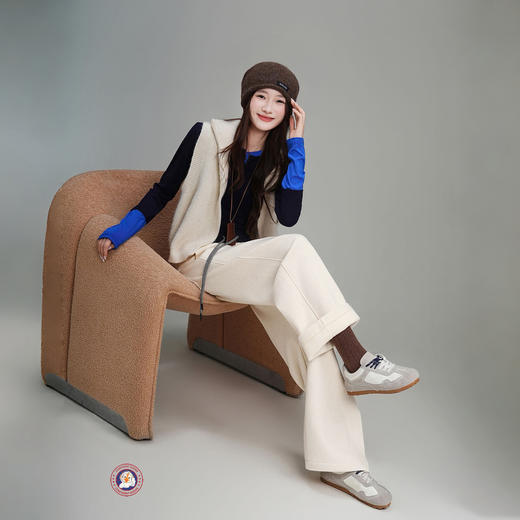 过冬神裤【Confident Goose加绒弯刀裤】腿粗  ⁢胯宽全藏住 腰头撞色+‏抽绳设计 加绒加厚 软糯亲肤#L 商品图2