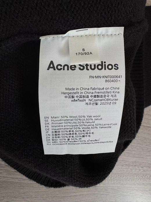 D120215秋冬黑夜系列简约慵懒感男女同款圆领套头羊毛衫毛衣 商品图12