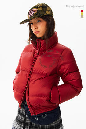 CryingCenter 女款基础合身小羽绒 哭喊中心