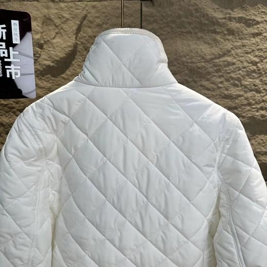 D120227复古时尚叙事学院风菱格绗缝棉服女款 商品图10