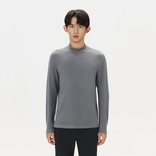 K隆 澳绒半高领刺绣长袖T恤可打底可外穿 Z-15739 商品图3