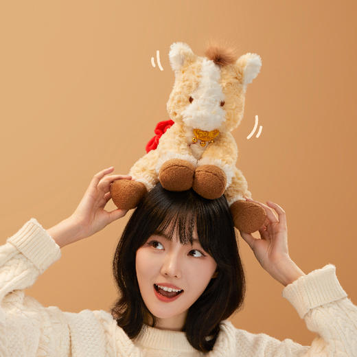 【故宫玩偶】小福马毛绒玩具文创马年玩偶吉祥物圣诞新年本命年礼物 商品图3
