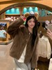 D120224冬季新款奶里奶气很好rua仿貂毛环保皮草毛毛外套 商品缩略图5