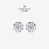 【甑选钻饰】【专享】钻石世家明星同款星辰系列18k金钻石耳钉 八边形设计感耳饰新品 商品缩略图0