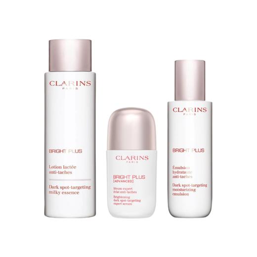 【香港直邮美妆】Clarins娇韵诗牛奶水乳小瓷瓶三件套（牛奶水清爽200ml+小瓷瓶50ml+牛奶乳75ml）柔肤水+精华+乳液科学搭配 温和不刺激 深圳海关入关 商品图1
