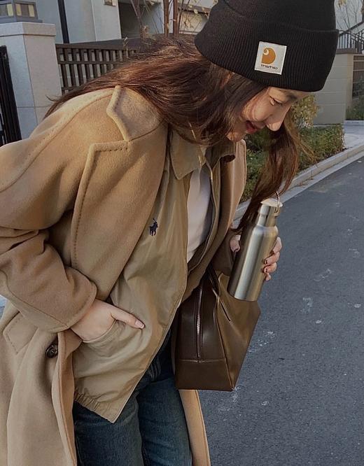 Beanie Hat经典贴布logo毛线针织冷帽，男女同款 商品图4