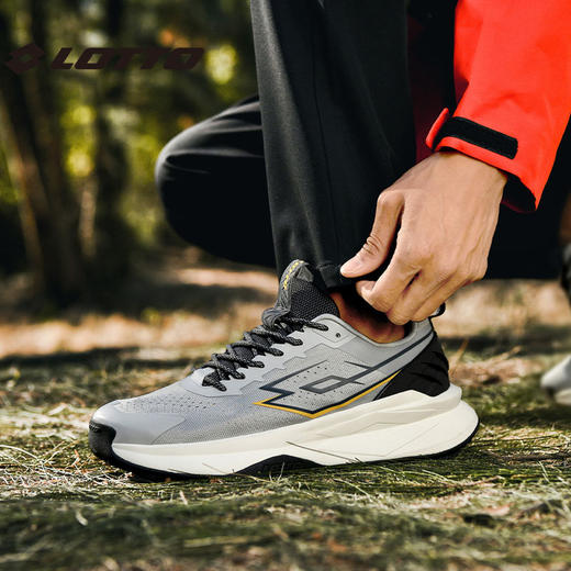 【4D猫爪防护后跟  轻密度中底】乐途网面户外越野跑鞋5913  加厚上翻防滑橡胶底   止滑性俱佳 商品图5