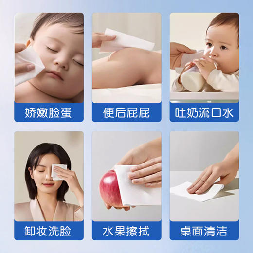婴儿宝宝专用湿巾纸新生儿手口清洁洗脸巾家用宝宝湿纸巾厂家批发 商品图3