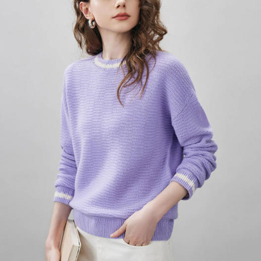薰衣草紫毛衣 | 今年冬天流行，太太太显白了！【3-5天发货，周末顺延】 商品图0